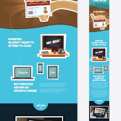 Creative Website for Online Driving School