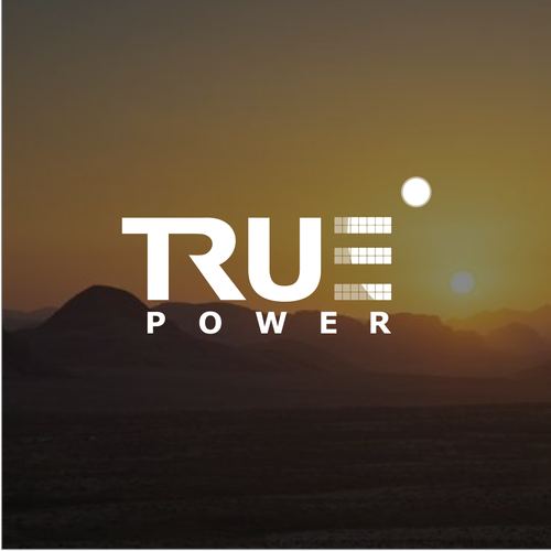 Sunlight logo with the title 'Logo for "True Power"'