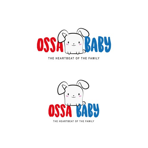 Healthy brand with the title 'Logotipo infantil'