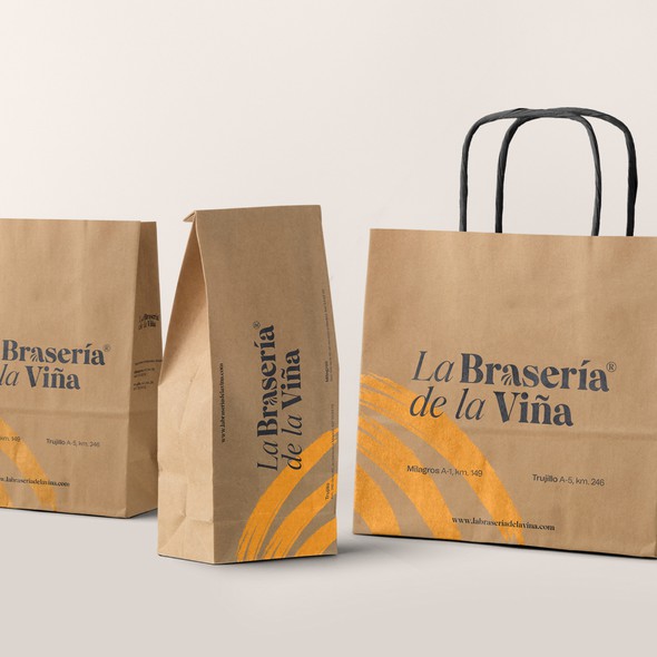 Craft packaging with the title 'Bag Design'