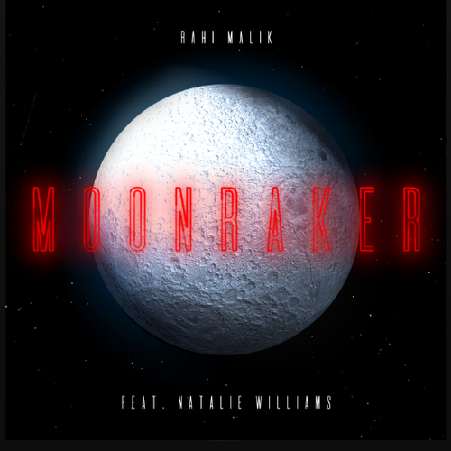 Mars design with the title 'Moonraker by Rahi Malik'