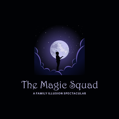 Illusion design with the title 'the magic squad'