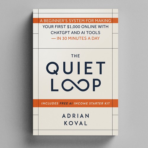 Design with the title 'The quiet Loop'