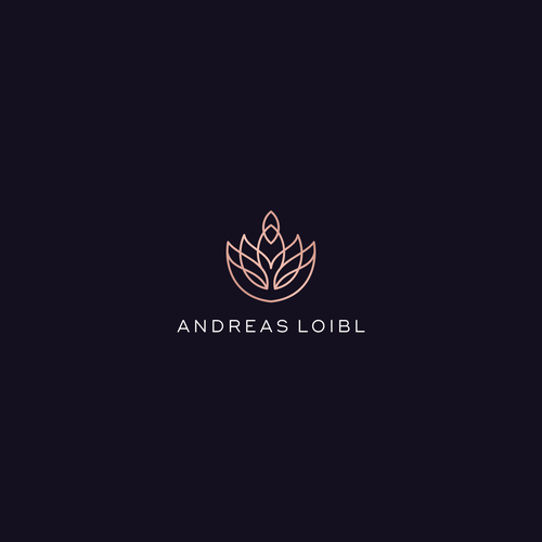 Lotus design with the title 'Andreas liobl'