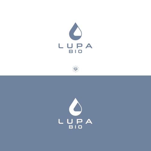 L design with the title 'Lupa Bio Logo'
