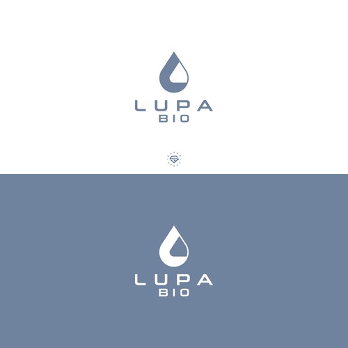 Milk logo with the title 'Lupa Bio Logo'