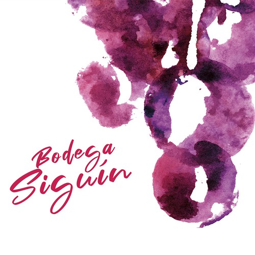 Print label with the title 'Wine Label '