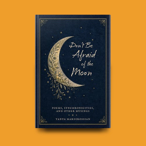 Book cover with the title 'Book cover for "Don't Be Afraid of the Moon"'