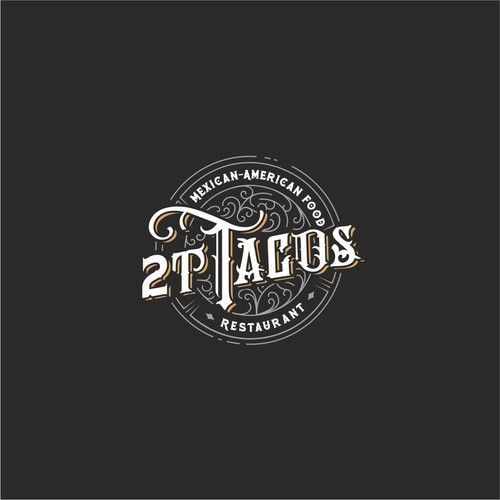 Taco logo with the title 'logo for 2t Tacos '