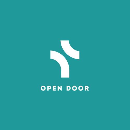 open door logo design