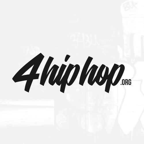Rap design with the title '4hiphop.org Logo Design'