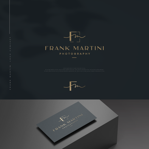 Signature design with the title 'Logo concept for photography'