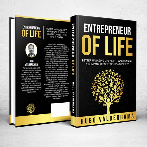 Life book cover with the title 'Entrepreneur of life'