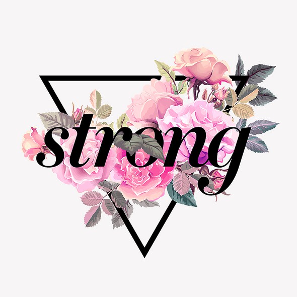 Feminine artwork with the title 'Women Empowerment'