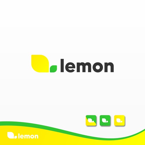 Lemon logo with the title 'Lemon app logo'