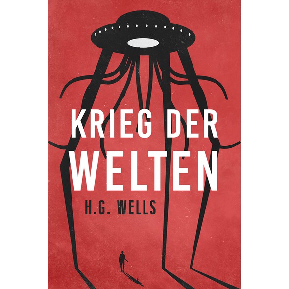 Alien book cover with the title ''War of the worlds' book cover'