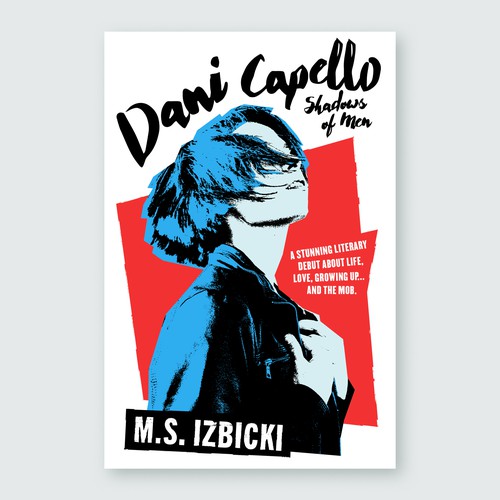 Grunge book cover with the title 'Dani Capello: Shadows of Men'