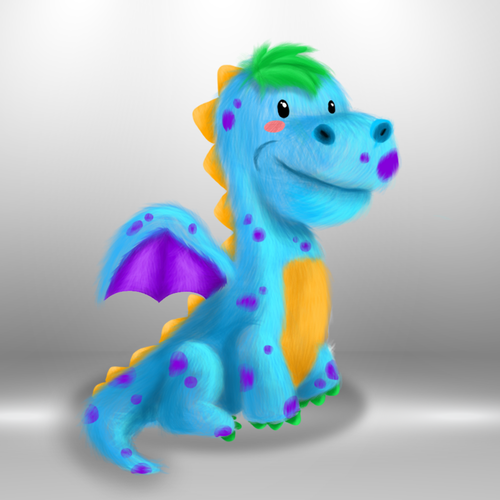 Texture artwork with the title 'DINOPELUCHE'