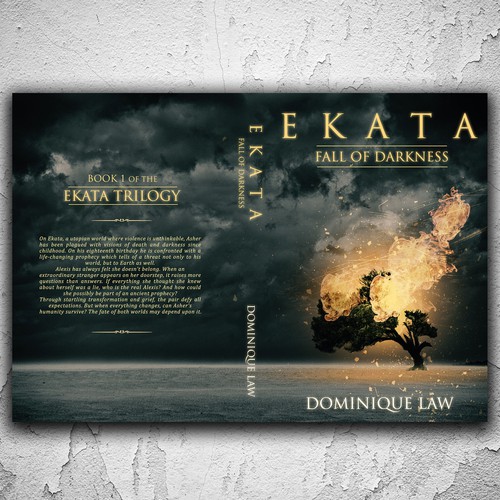Fantasy book cover with the title 'Ekata'