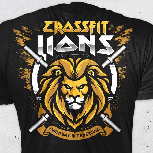 CrossFit t-shirt with the title 'Crossfit Lions'