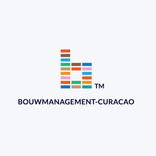 Brick design with the title 'Brand Identity for Construction Management Company'