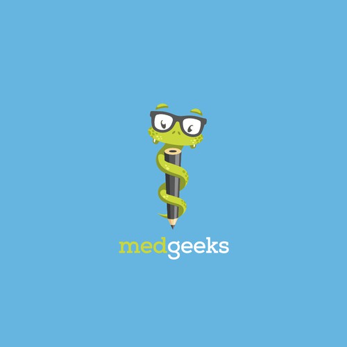 Education logo with the title 'medgeeks'