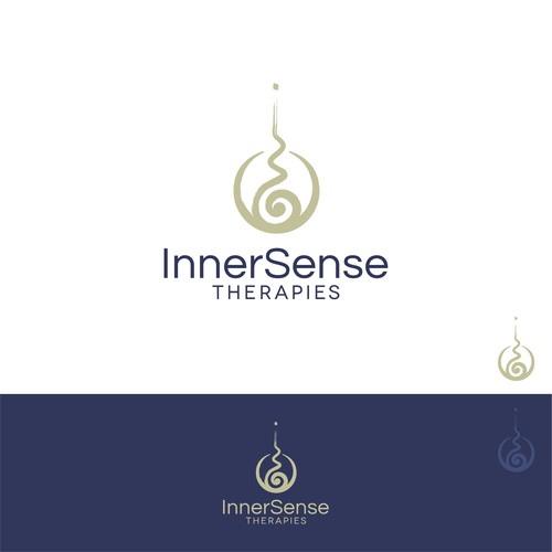 Meditation logo with the title 'Yoga & Complementary Therapies Logo Design'