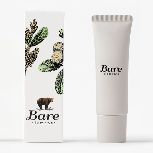 Creative-drawing logo with the title 'logo design for natural cosmetics brand'