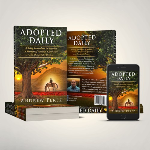 Education book cover with the title 'Adopted Daily Book Cover'