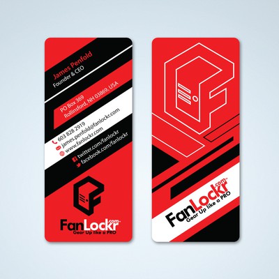 Help FanLockr with a new business card