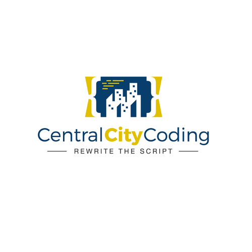 Database design with the title 'Logo Design Proposal for Central City Coding.'