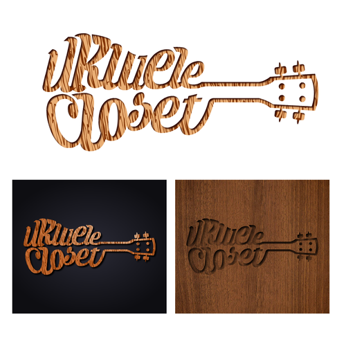 Ukulele logo with the title 'Ukulele Closet'