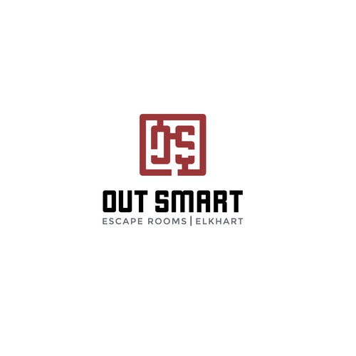 Game brand with the title 'Logo for Escape Rooms'