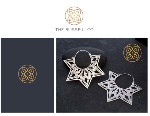Geometric design with the title 'gypset logo  jewelry'