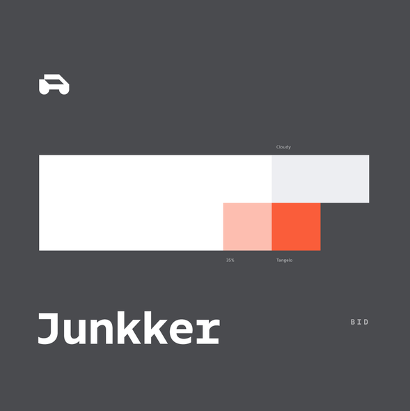 Platform design with the title 'Junkker'