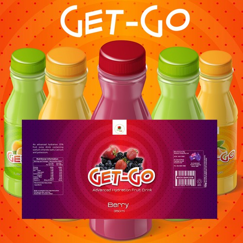 Professional packaging with the title 'Product Label_Getgo02'