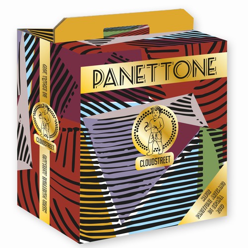 Dessert packaging with the title 'Thinking of Picasso'