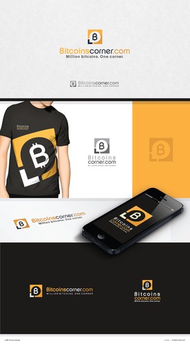 Coin design with the title 'Bitcoins Corner'