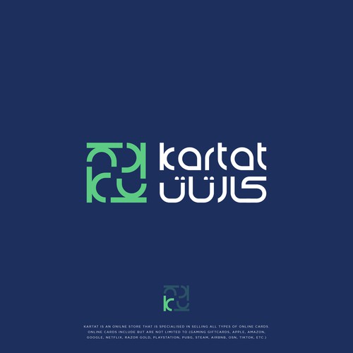 Technology logo with the title 'Logo For Kartat'