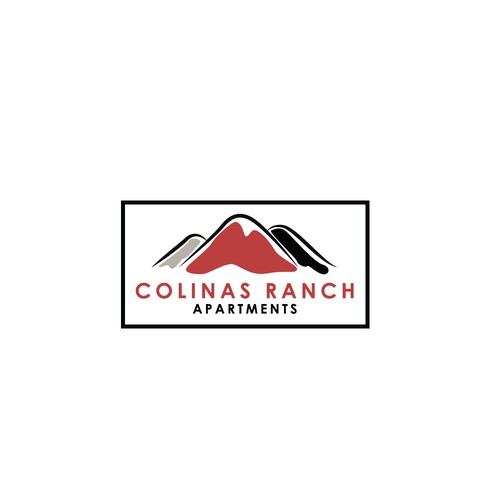 Hill logo with the title 'Artistic hills logo'