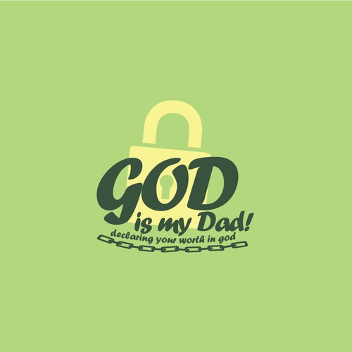 Chain design with the title 'God is my dad'