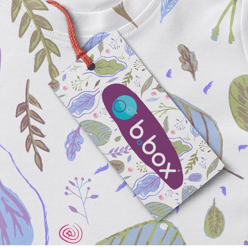 Leaf design with the title 'pattern for children stuff'