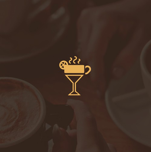 Cocktail logo with the title 'Neighborhood JA.M. logo'