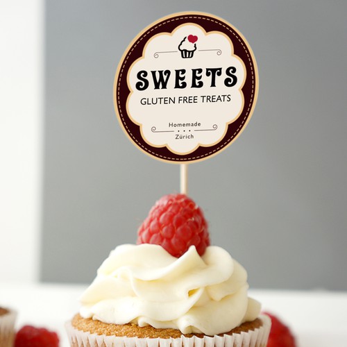 Gluten-free logo with the title 'Sweets'