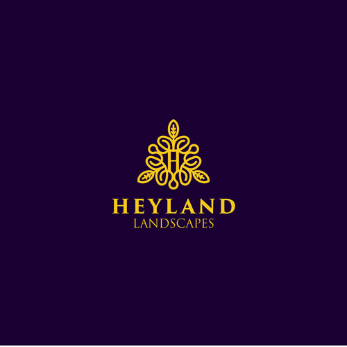 Decorative design with the title 'Heyland Logo'