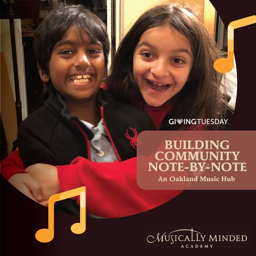 Academy design with the title 'Facebook Ads Creative to Support Giving Tuesday'