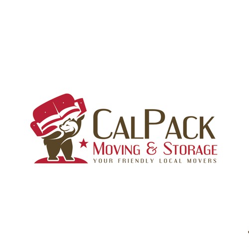 Self storage logo with the title 'CalPack'