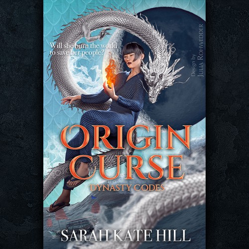 Japanese book cover with the title 'Origin Curse'