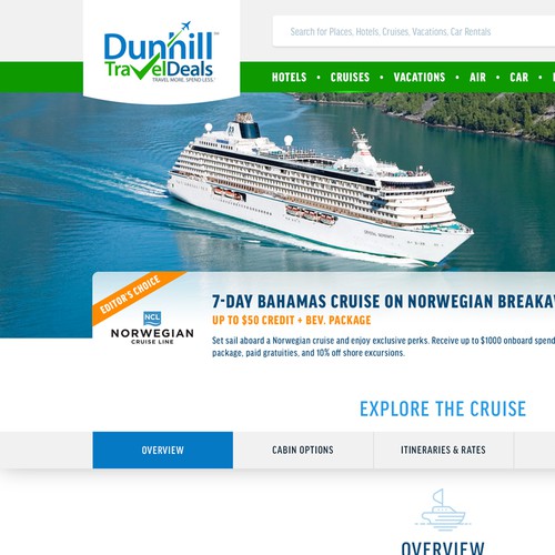 Cool design with the title 'Exciting professional design for travel company'