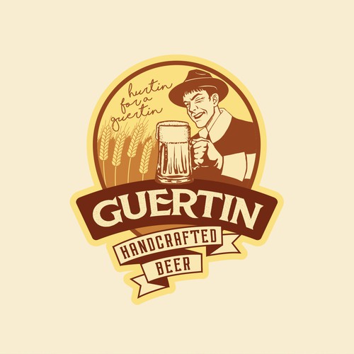 Jar logo with the title 'Logo for HandCraft Beer'